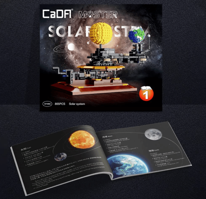 CADA klemmbausteine ​​c71004w Sonnensystem