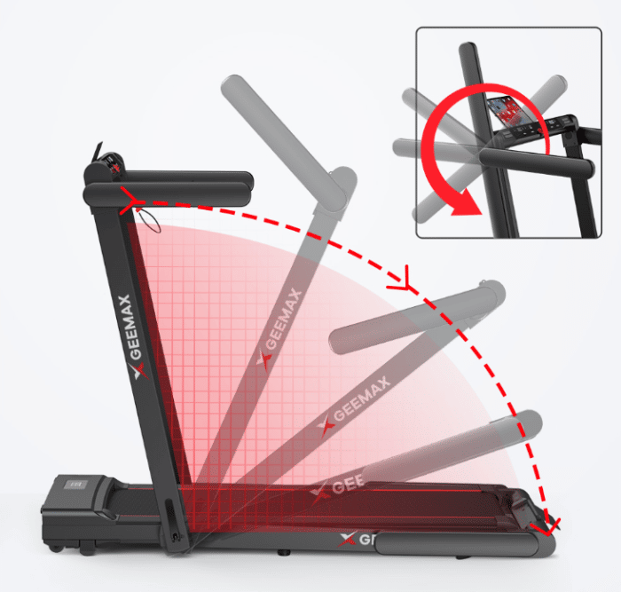 Geemax C2 Faltbares Laufband leichtes falten