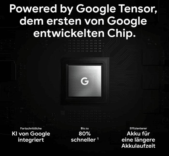 Google Pixel 6 mit Tensor Chip