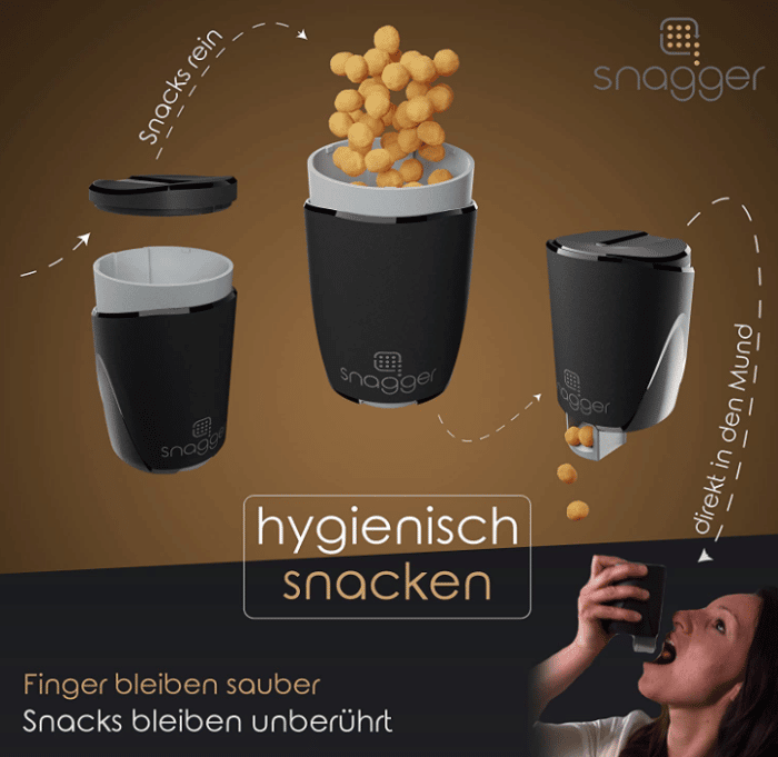 Fill the Snagger snack dispenser