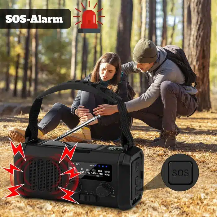Solar Radio mit SOS Taste für den Notall