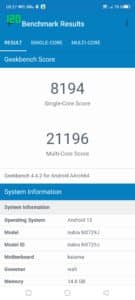 Nubia  Redmagic 8 Pro Test & Review Screenshots Geekbench 4