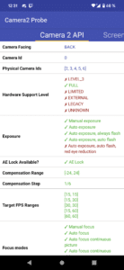 Goolge Pixel 7 Pro  Camera API