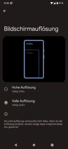 Google PIxel 7 Pro Display + Displayauflösung