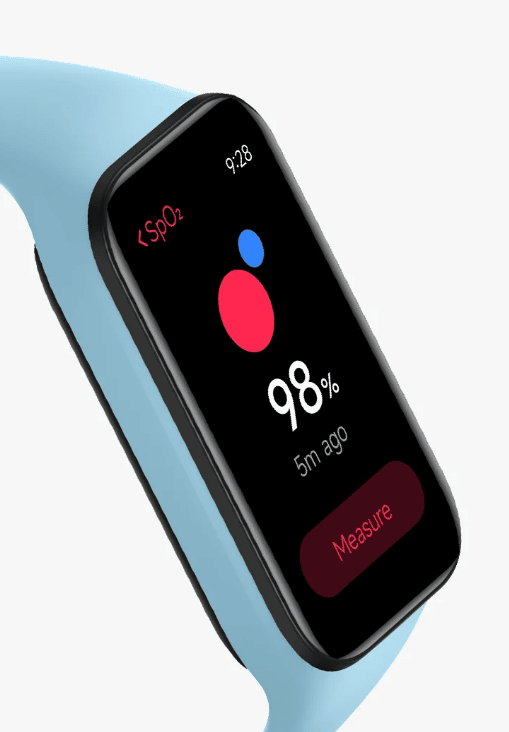 Redmi Smart Band 2, Messung Blutsauerstoffs