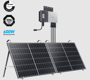 Anker SOLIX RS40 balcony power station set for tilt mounting solar panel