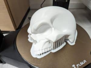 Flsun V400 Testbericht & Review Testdrucke Desk Skull