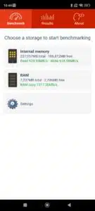 Xiaomi 13 Lite Test & Review Benchmark Lese & Schreibraten