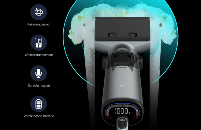 OSOTEK H200 Display mit Informationen