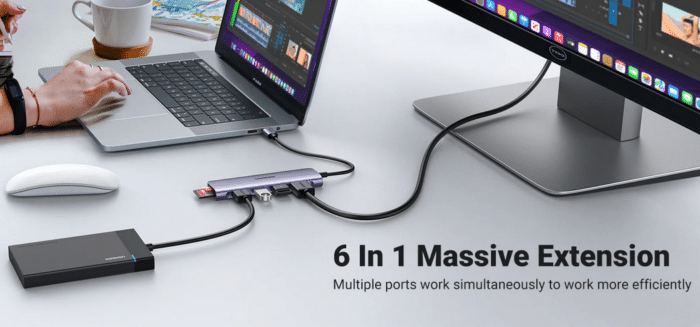 Ugreen 6-in-1 USB-C Hub