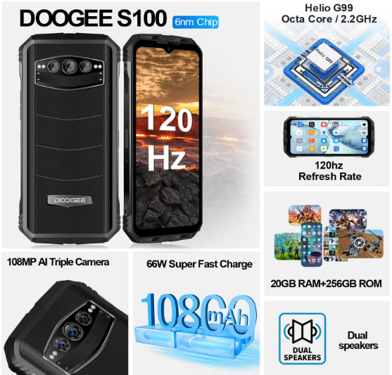 Doogee S100 performance