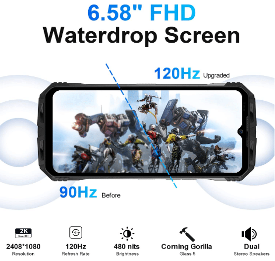 Doogee S100 Display