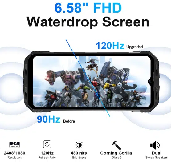 Doogee S100 Display