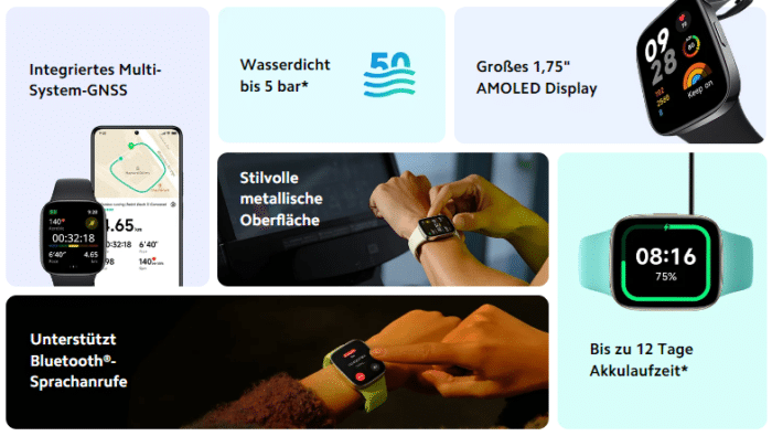 Redmi Watch 3 Technische Daten