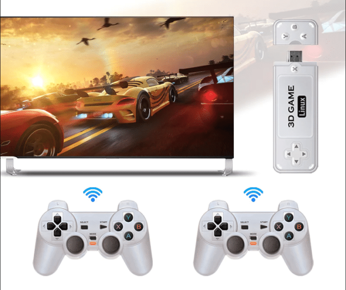 Powkiddy Y6 HDMI Game Stick Controller & TV 
