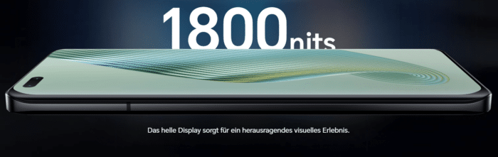 HONOR Magic 5 Pro 1800 Nits Helligkeit