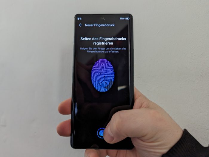 Honor Magic 5 Lite 5g Test & Review Front & Unterglas Fingerabdrucksensor