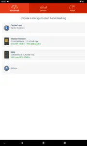 Teclast T50 Test & Review Screenshots Lese & Schreibrate