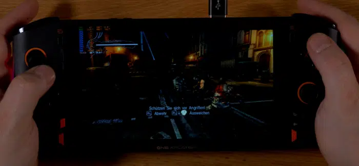 OnexPlayer mini Pro Test & Review WiiU Emulation Ninja Gaiden 3 Razors Edge