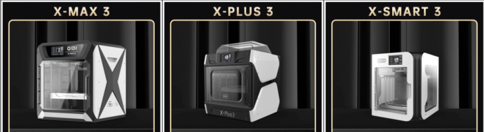 QIDI Tech X-Plus 3 & X-Smart 3 & Max 3