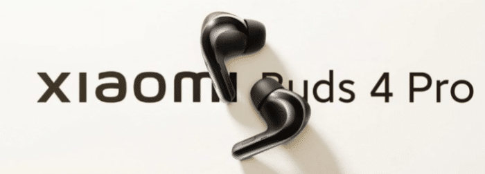 Xiaomi Buds 4 Pro in schwarz