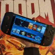 OnexPlayer mini Pro Test & Review Display und Hand