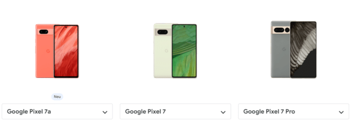 Google Pixel 7a Pixel 7a Pixel 7 oder doch Pixel 7 Pro?