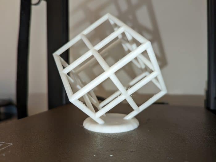 Anycubic Kobra 2 Test & Review Latice Torture Cube