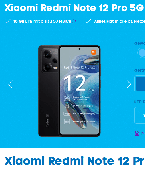 2023 06 15 16 12 34 Xiaomi Redmi Note 12 Pro 5G guenstig mit Vertrag kaufen  Blau  Mozilla Firefox