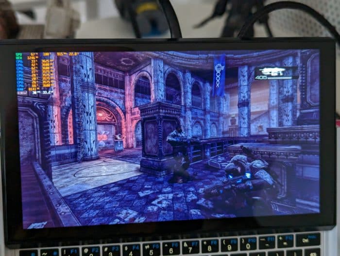 Win GPD 4 Test & Review Gears Of War 2