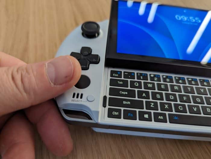 Win GPD 4 Test & Review Fingerabdrucksensor