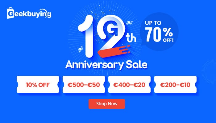 12.Jubiläum Geekbuying.com