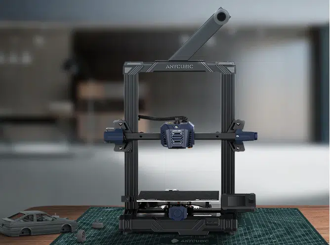 Anycubic Kobra Neo Drucker aufgebaut