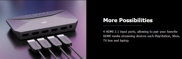 Lytmi Fantasy 3 Ambilight Alternative mit HDMI 2.1