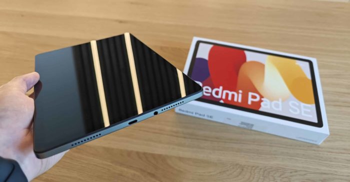 Redmi Tab SE mit verpackung und Rückseite