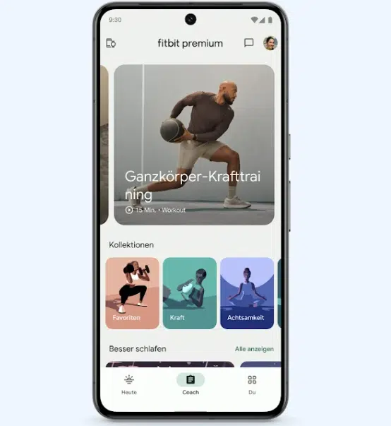 Google Pixel Watch 2 Fitbit App