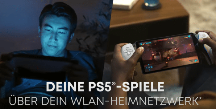 PlayStation Portal Remote-Player auf der Couch