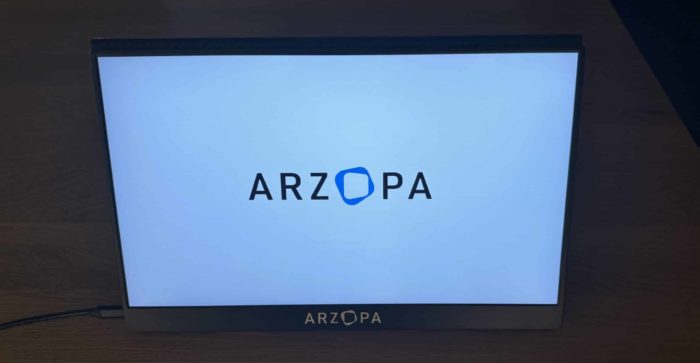 Arzopa portable monitor ausleuchtung