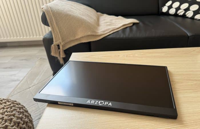 Arzopa portable monitor Spiegelung