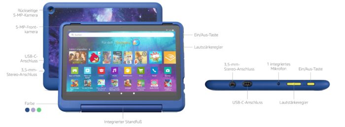 Fire HD 10 Kids Pro
Technische Details