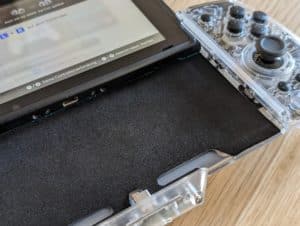 Joypad Controller für Nintendo Switch/OLED Velour Rückseite