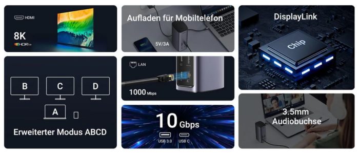 UGREEN USB-C 12-in-1 Dock