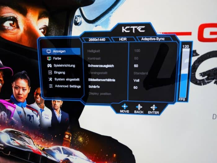 KTC G27P6 Gaming Monitor Schwarzausgleich