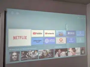 Emotn N1 Full-HD Beamer Kurztest Oberfläche