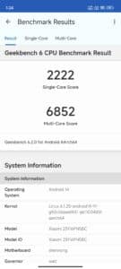 Xiaomi 14 Pro Kurztest Benchmark Ergebnisse