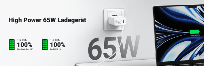 UGREEN USB-C Ladegerät 65W

