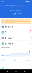 Motorola Moto G54 5G Kurztest Screenshots Benchmarks
