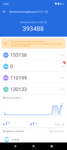 Motorola Moto G54 5G Kurztest Screenshots Benchmarks