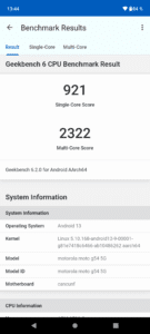 Motorola Moto G54 5G Kurztest Screenshots Benchmarks