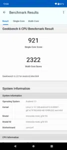 Motorola Moto G54 5G Kurztest Screenshots Benchmarks